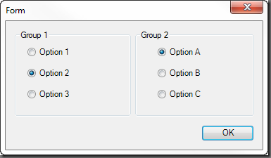 radio button c
